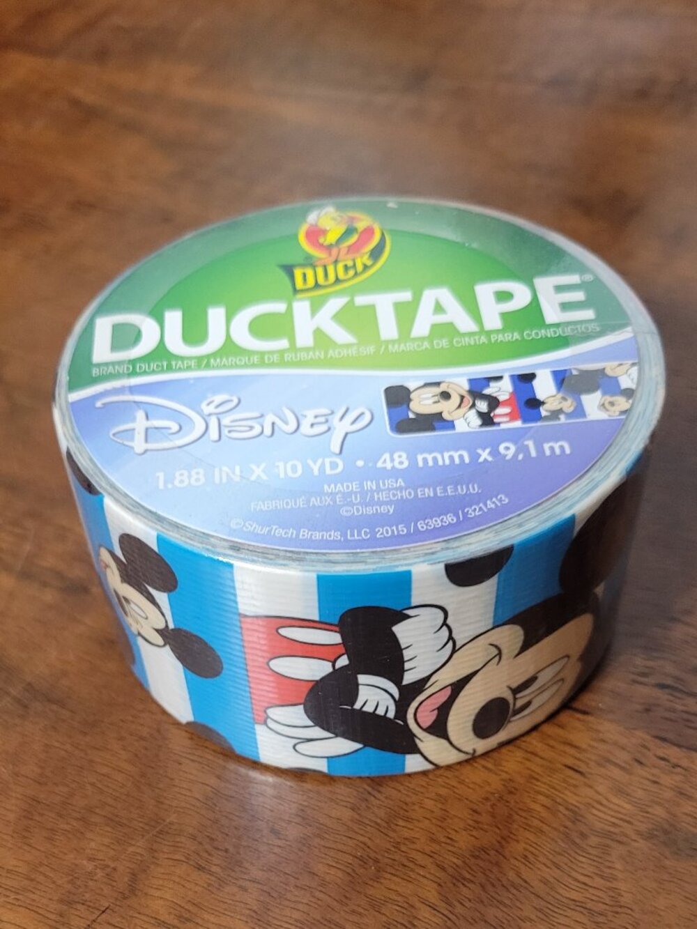 Disney Mickey Mouse Duck Tape Roll New Sealed
